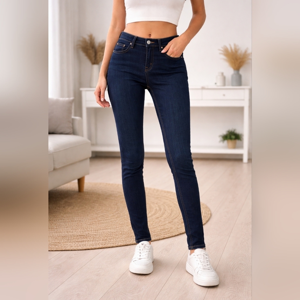 True Religion Dark Navy Skinny Jeans for Women